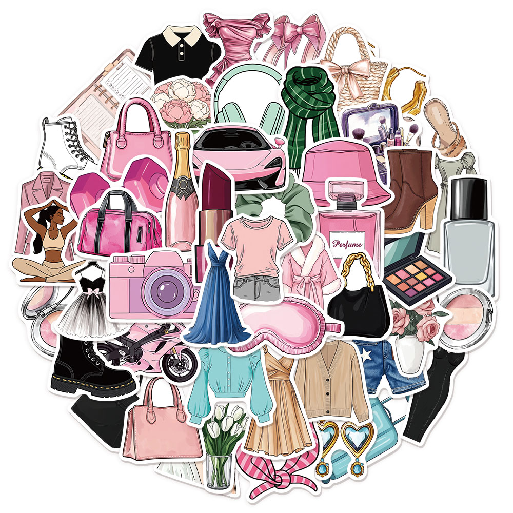 Plastic Cup 50Pcs - 50PCS Theme Series Life Creative Stickers