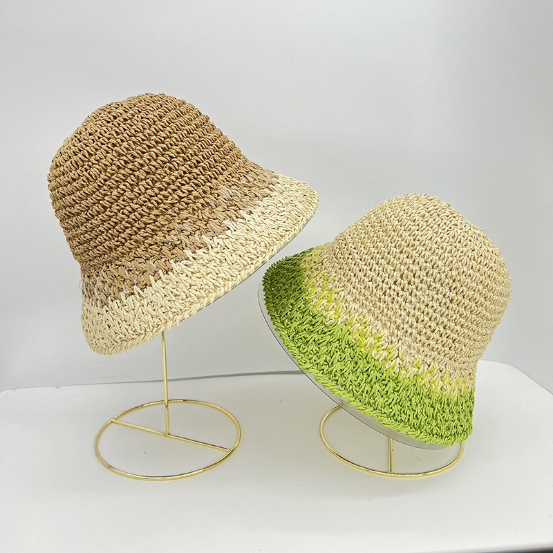 Women's Foldable Summer Straw  - огляд і ціна Paper Straw Color