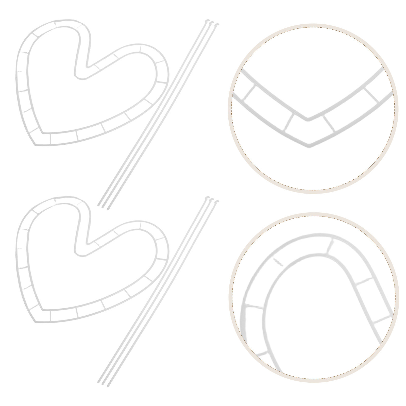 2 Wedding Decoration Stands Go - огляд і ціна Photo Booth Frame