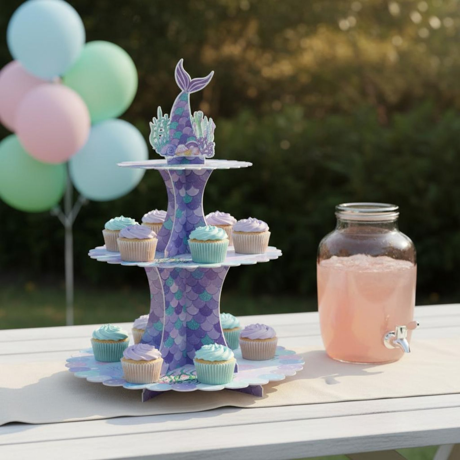 3-Tier Cardboard Cupcake Stand - огляд і ціна Cupcake Stand Tier