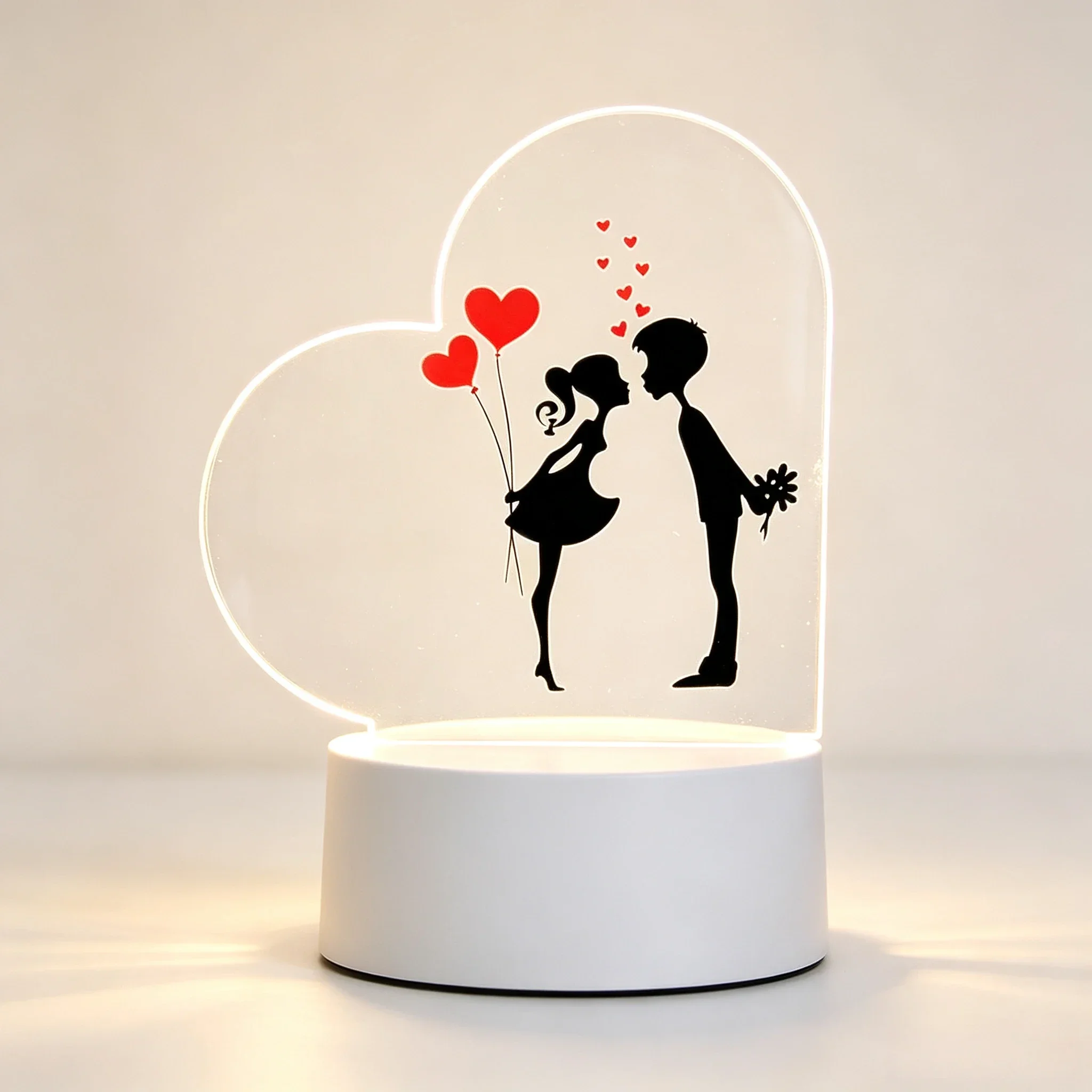 Heart Acrylic 3D Night Light K - огляд і ціна Led Balloon Light