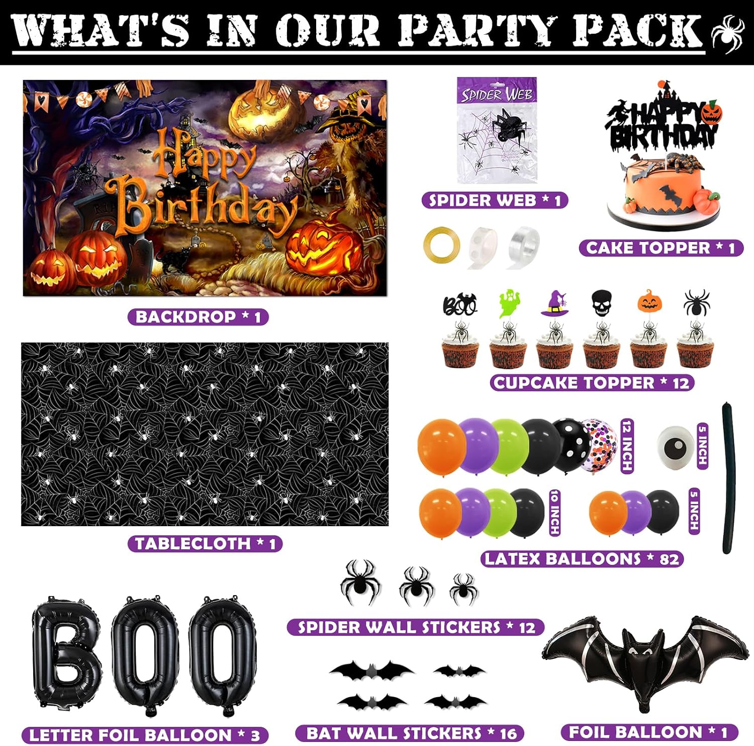 Halloween Party Decorations 10 - огляд і ціна Balloon Arch Kit