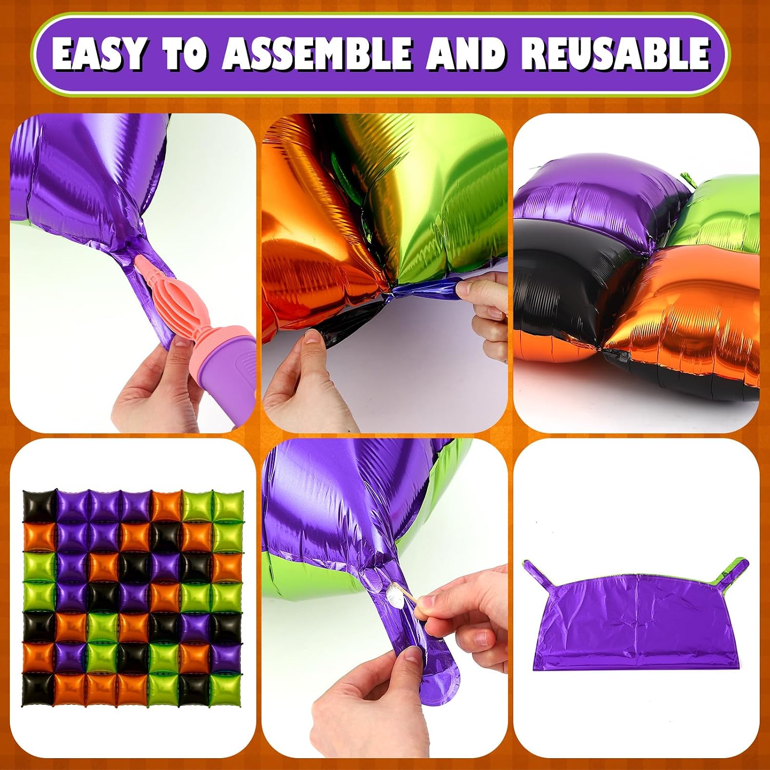50 Pcs Halloween Balloon Arch  - огляд і ціна Balloon Arch Kit