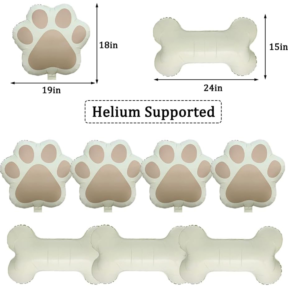 9Pcs/Set Let us Pawty Big Dog  - огляд і ціна Let'S Party Event Supply