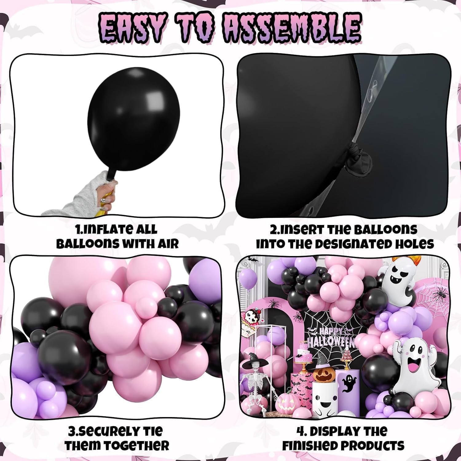 Halloween Balloon Arch Kit, Bl - огляд і ціна Balloon Arch Kit