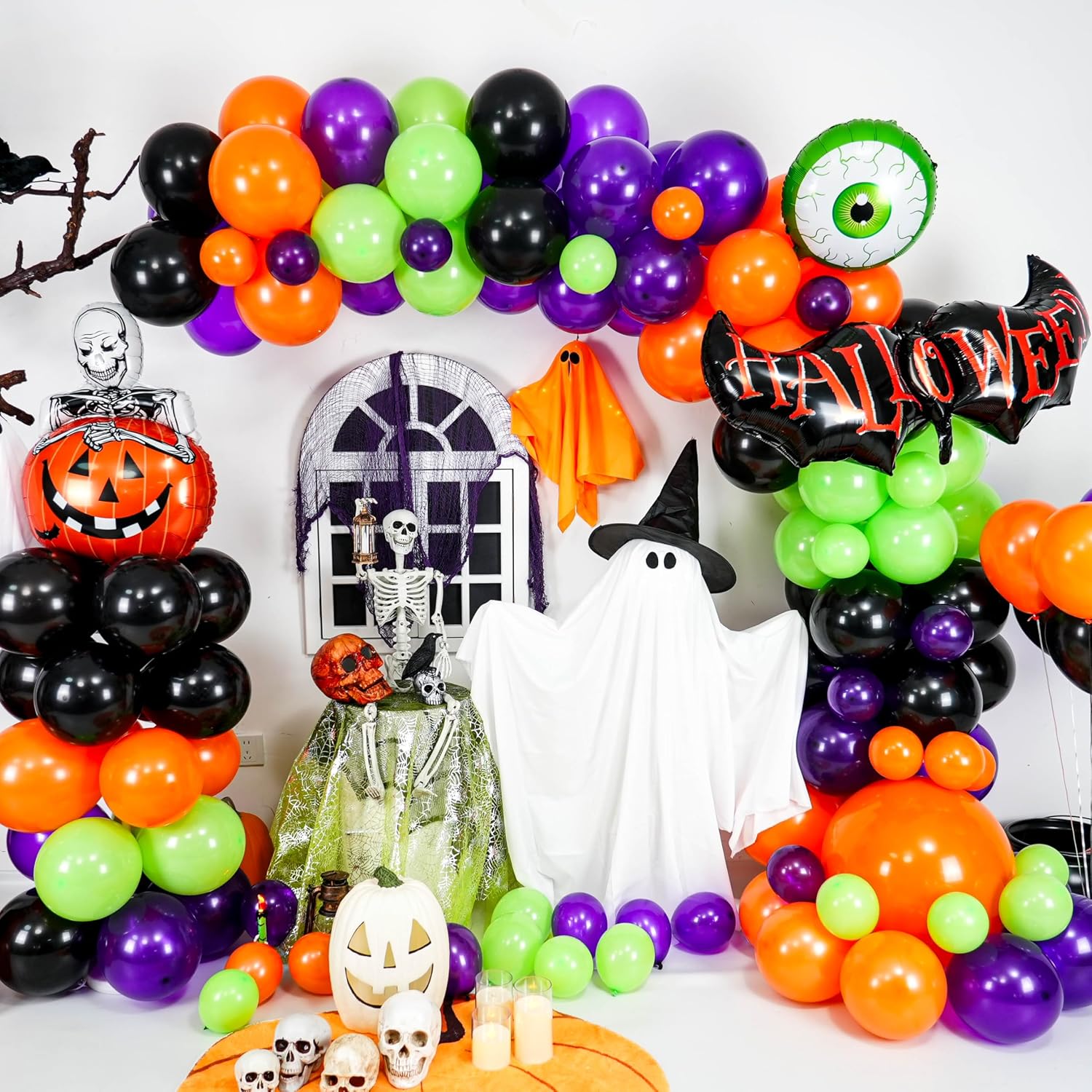 Halloween Balloons Garland Arc - огляд і ціна Balloon Arch Kit