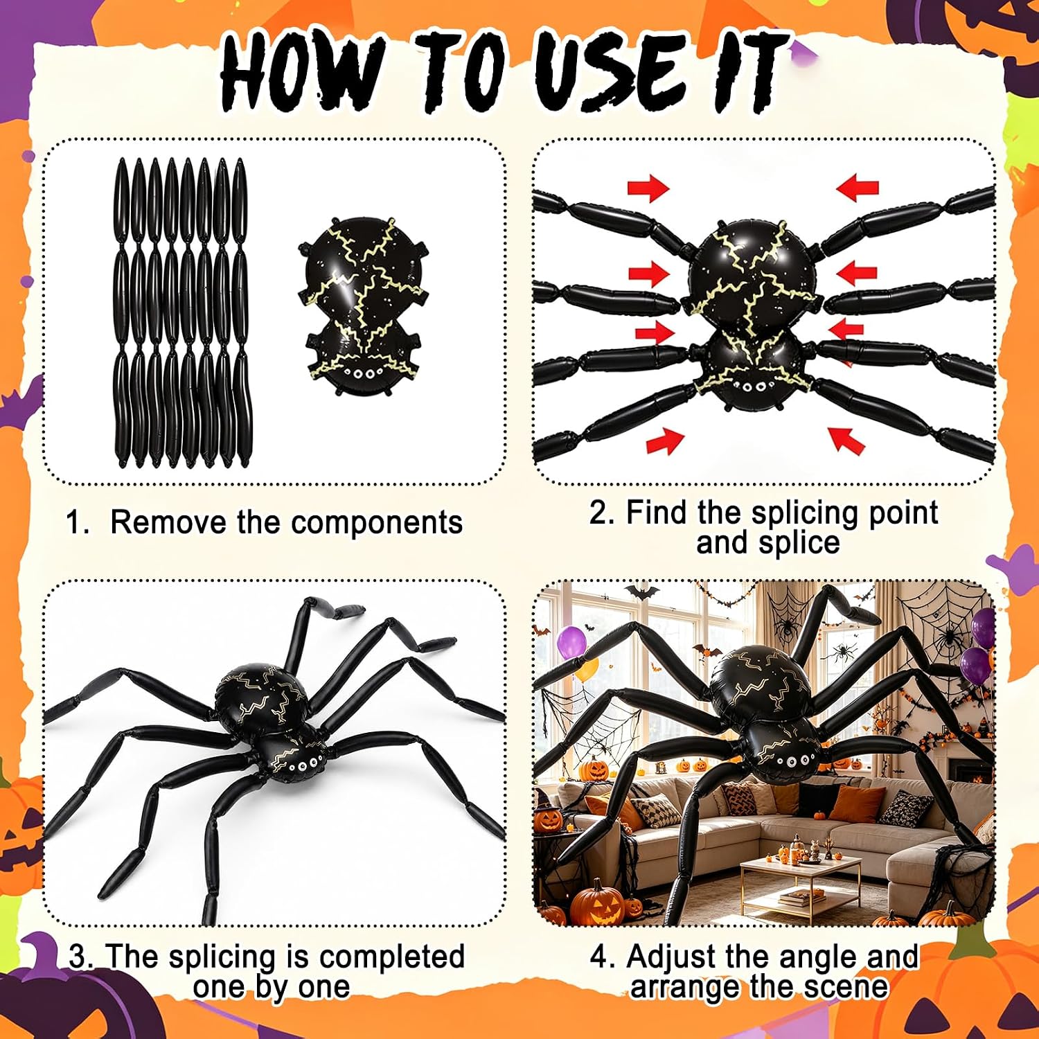 Halloween Balloon Arch Kit wit - огляд і ціна Balloon Arch Kit