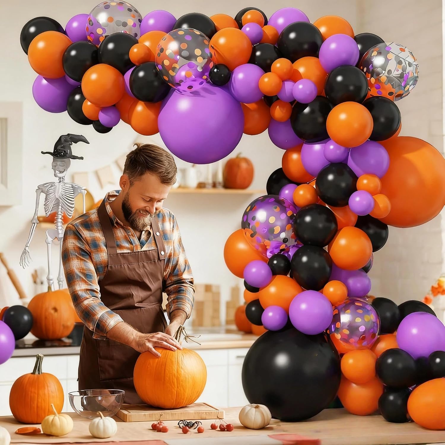 Jobkoo Halloween Balloon Arch  - огляд і ціна Balloon Arch Kit