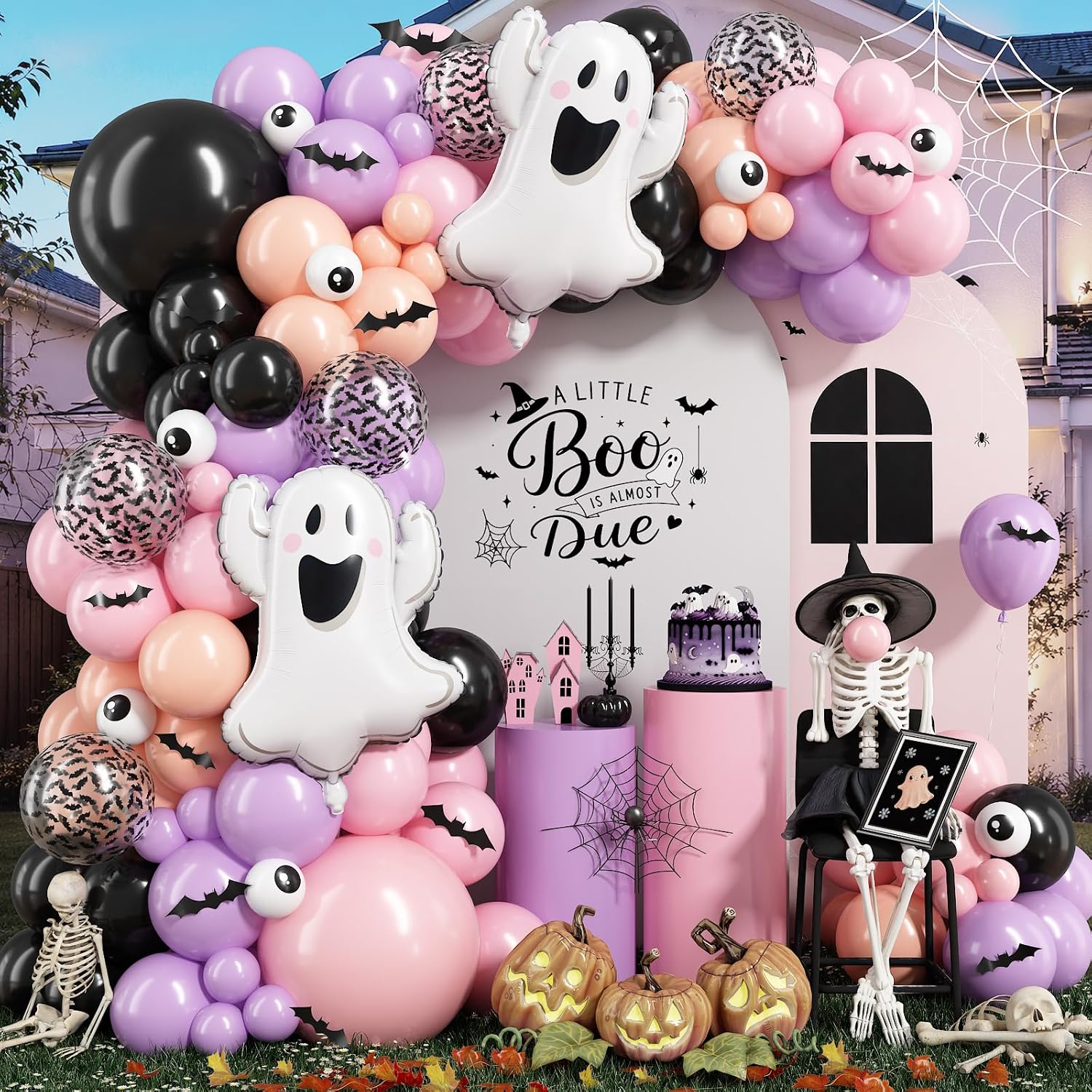 Halloween Balloons Garland Arc - огляд і ціна Balloon Arch Kit