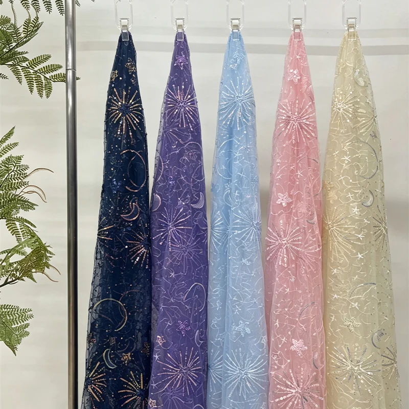 Colorful Star Moon Sequins Emb - огляд і ціна Glitter Tablecloth