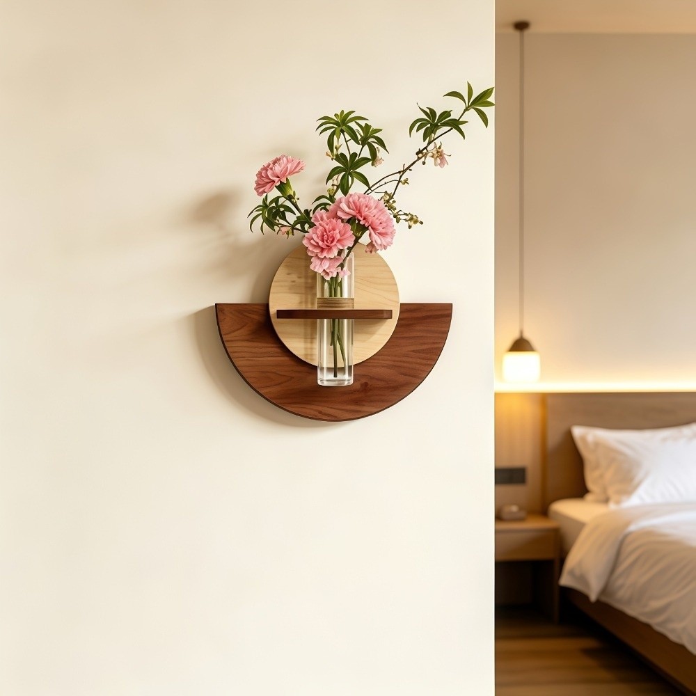 Oval Wood Wall Mount Flower Sh - огляд і ціна Flower Wall Panel