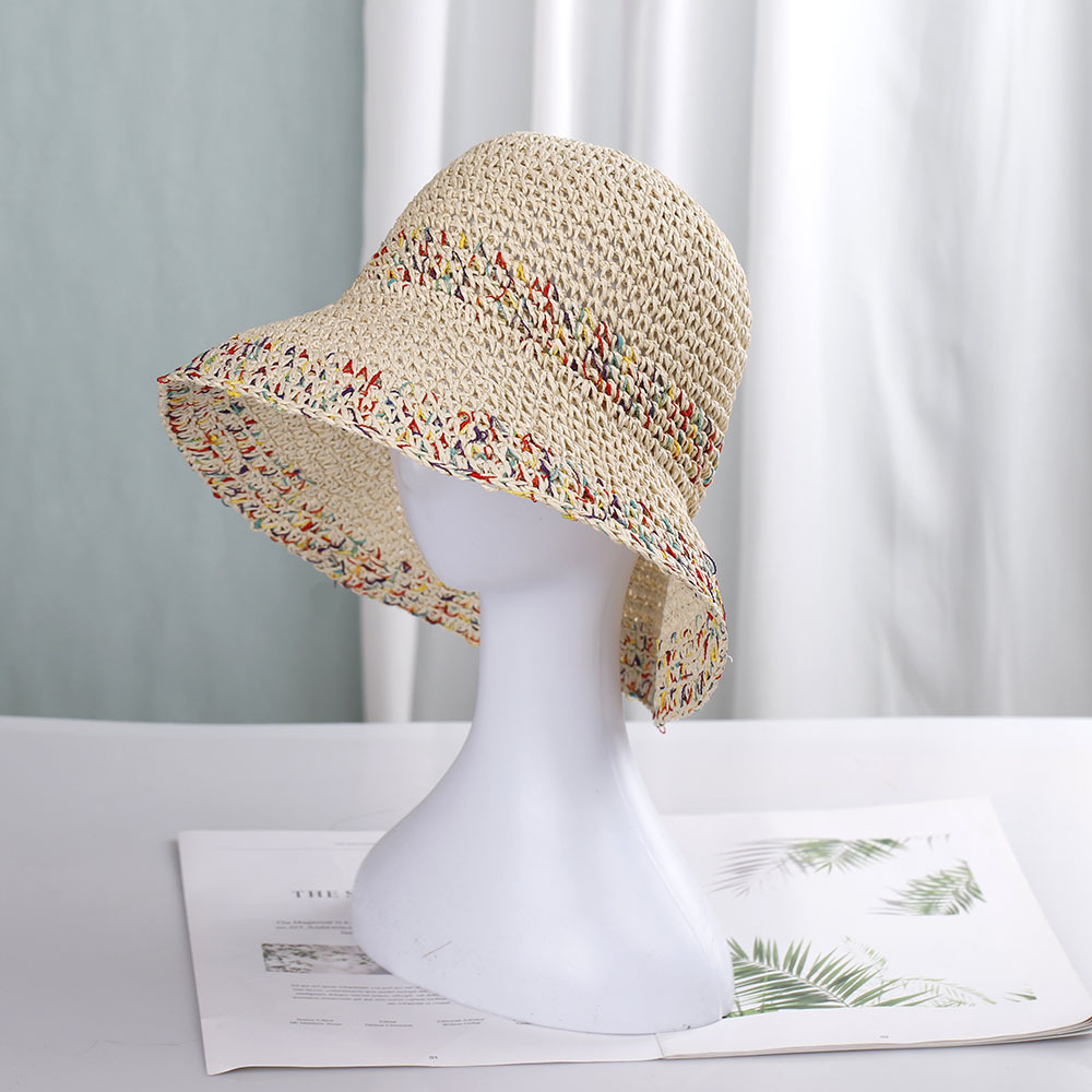 Bohemian Style Straw Hat Women - огляд і ціна Paper Straw Color