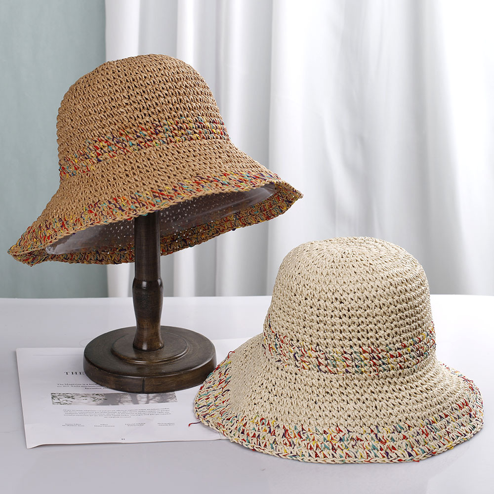 Bohemian Style Straw Hat Women - огляд і ціна Paper Straw Color