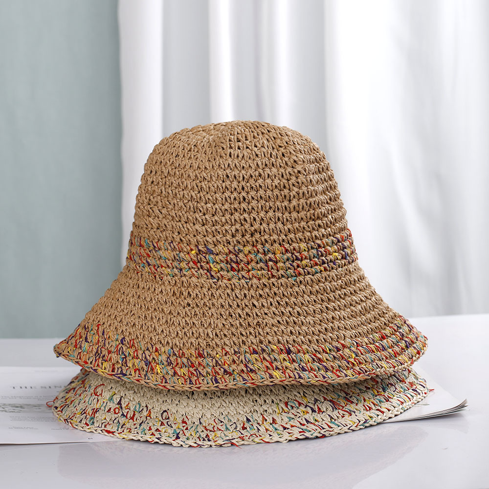 Bohemian Style Straw Hat Women - огляд і ціна Paper Straw Color