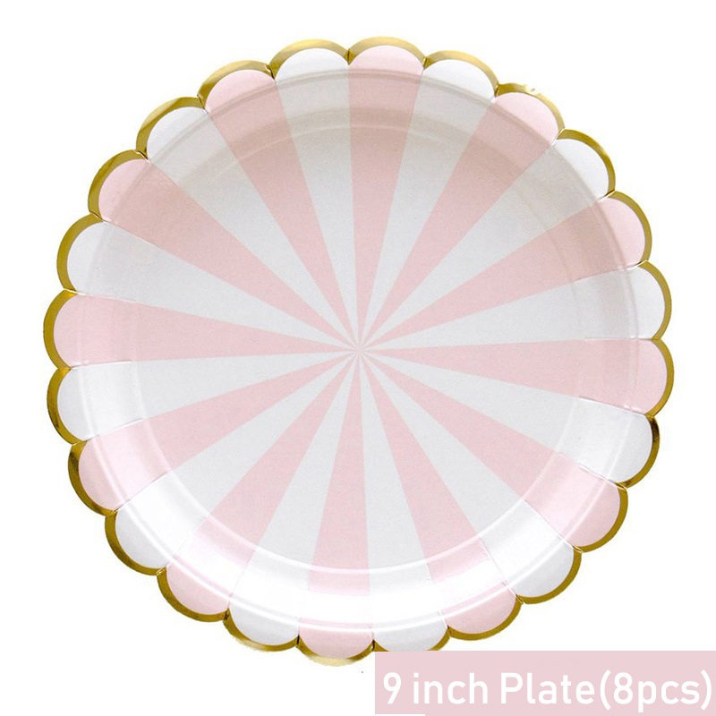 Striped Disposable Tableware P - огляд і ціна Paper Straw Color