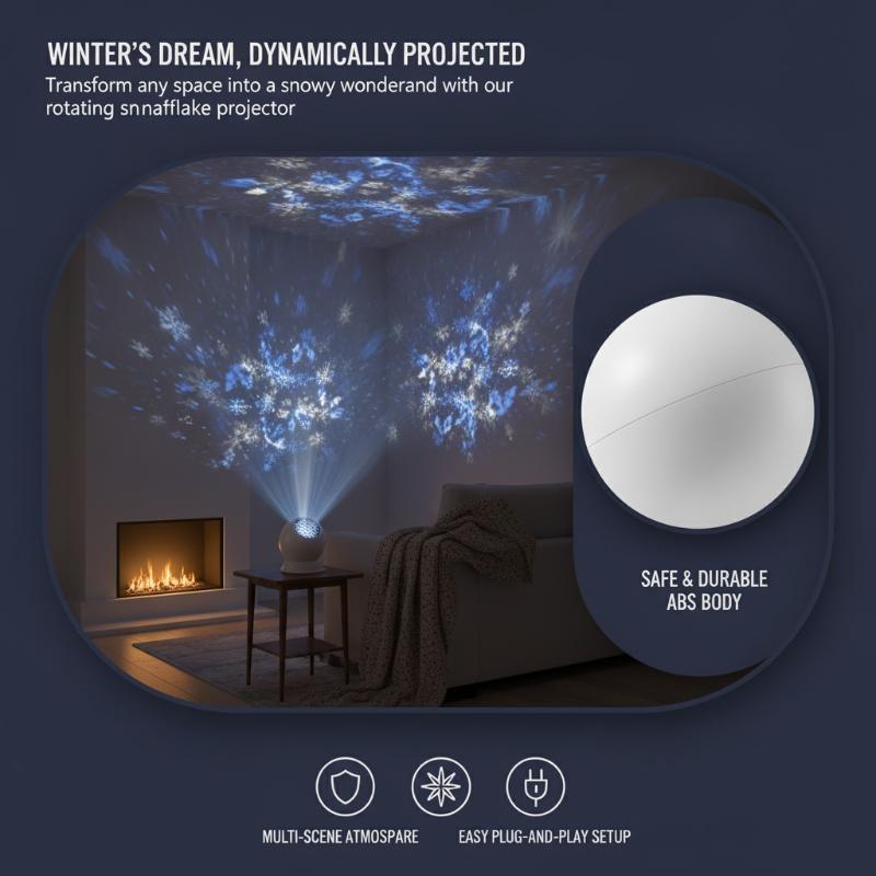 Christmas Snowflake LED Projec - огляд і ціна Event & Party Supply